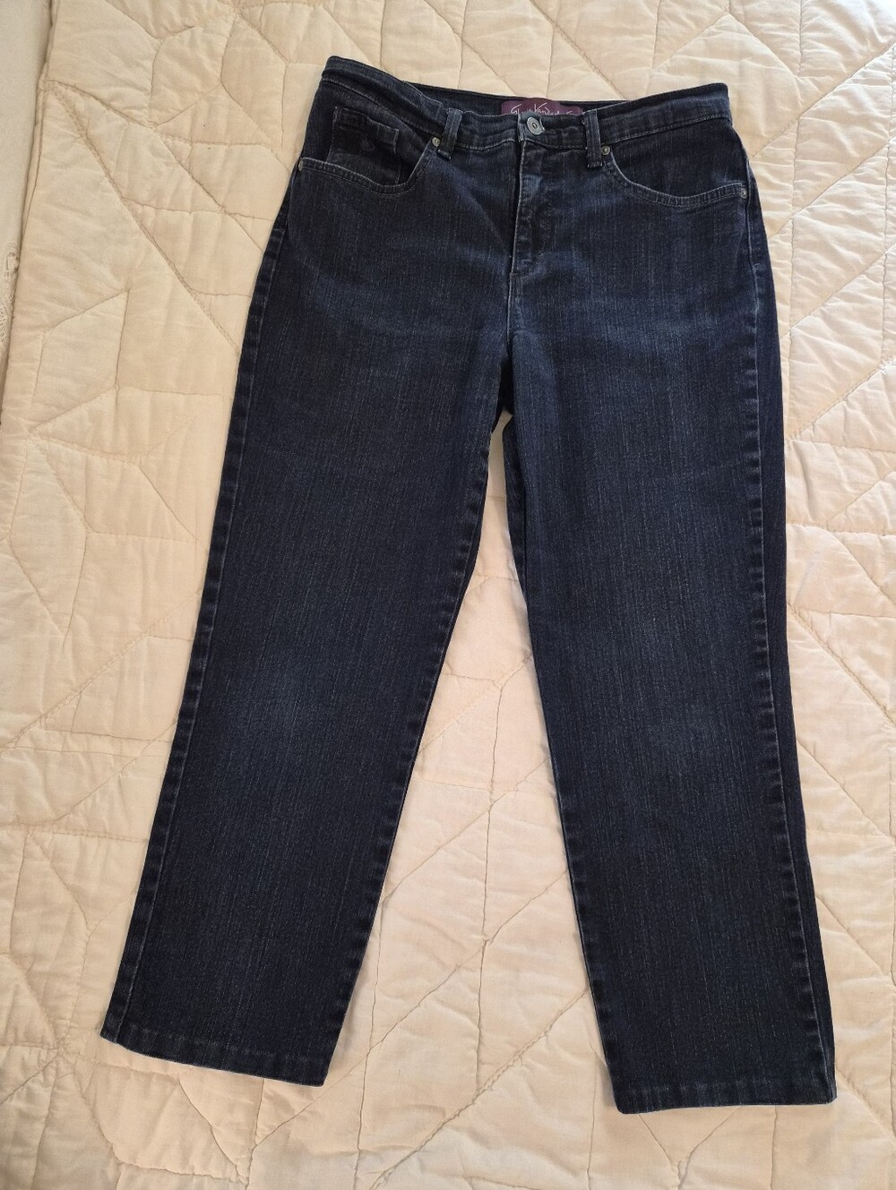 Gloria Vanderbilt 'Amanda' Capris High Rise -Size 10